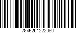 Código de barras (EAN, GTIN, SKU, ISBN): '7845201222089'