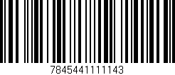 Código de barras (EAN, GTIN, SKU, ISBN): '7845441111143'