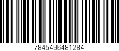 Código de barras (EAN, GTIN, SKU, ISBN): '7845496481284'