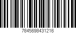 Código de barras (EAN, GTIN, SKU, ISBN): '7845698431216'