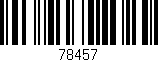 Código de barras (EAN, GTIN, SKU, ISBN): '78457'