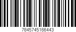 Código de barras (EAN, GTIN, SKU, ISBN): '7845745166443'