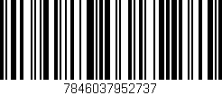 Código de barras (EAN, GTIN, SKU, ISBN): '7846037952737'