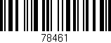 Código de barras (EAN, GTIN, SKU, ISBN): '78461'