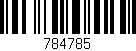 Código de barras (EAN, GTIN, SKU, ISBN): '784785'