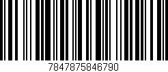 Código de barras (EAN, GTIN, SKU, ISBN): '7847875846790'