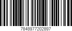 Código de barras (EAN, GTIN, SKU, ISBN): '7848977202897'