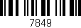 Código de barras (EAN, GTIN, SKU, ISBN): '7849'