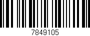 Código de barras (EAN, GTIN, SKU, ISBN): '7849105'