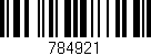Código de barras (EAN, GTIN, SKU, ISBN): '784921'
