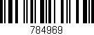 Código de barras (EAN, GTIN, SKU, ISBN): '784969'