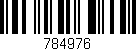 Código de barras (EAN, GTIN, SKU, ISBN): '784976'