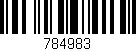 Código de barras (EAN, GTIN, SKU, ISBN): '784983'