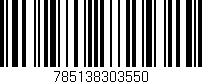 Código de barras (EAN, GTIN, SKU, ISBN): '785138303550'
