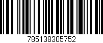 Código de barras (EAN, GTIN, SKU, ISBN): '785138305752'