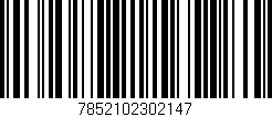 Código de barras (EAN, GTIN, SKU, ISBN): '7852102302147'