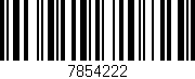 Código de barras (EAN, GTIN, SKU, ISBN): '7854222'