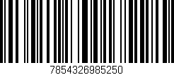 Código de barras (EAN, GTIN, SKU, ISBN): '7854326985250'