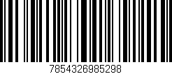 Código de barras (EAN, GTIN, SKU, ISBN): '7854326985298'