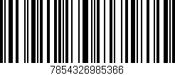 Código de barras (EAN, GTIN, SKU, ISBN): '7854326985366'