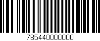 Código de barras (EAN, GTIN, SKU, ISBN): '785440000000'