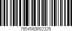 Código de barras (EAN, GTIN, SKU, ISBN): '7854569852326'