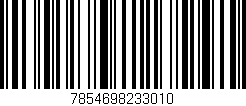 Código de barras (EAN, GTIN, SKU, ISBN): '7854698233010'
