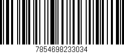 Código de barras (EAN, GTIN, SKU, ISBN): '7854698233034'