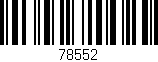 Código de barras (EAN, GTIN, SKU, ISBN): '78552'