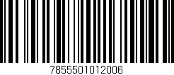 Código de barras (EAN, GTIN, SKU, ISBN): '7855501012006'