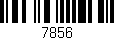 Código de barras (EAN, GTIN, SKU, ISBN): '7856'