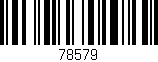 Código de barras (EAN, GTIN, SKU, ISBN): '78579'