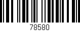 Código de barras (EAN, GTIN, SKU, ISBN): '78580'