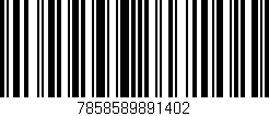 Código de barras (EAN, GTIN, SKU, ISBN): '7858589891402'