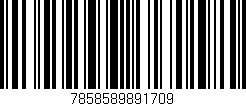 Código de barras (EAN, GTIN, SKU, ISBN): '7858589891709'