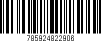 Código de barras (EAN, GTIN, SKU, ISBN): '785924822906'