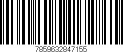 Código de barras (EAN, GTIN, SKU, ISBN): '7859632847155'