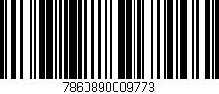 Código de barras (EAN, GTIN, SKU, ISBN): '7860890009773'