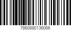 Código de barras (EAN, GTIN, SKU, ISBN): '7860890136066'
