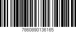 Código de barras (EAN, GTIN, SKU, ISBN): '7860890136165'