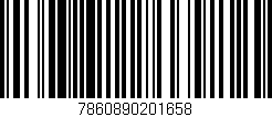 Código de barras (EAN, GTIN, SKU, ISBN): '7860890201658'