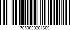 Código de barras (EAN, GTIN, SKU, ISBN): '7860890201689'