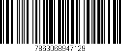 Código de barras (EAN, GTIN, SKU, ISBN): '7863068947129'