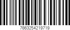 Código de barras (EAN, GTIN, SKU, ISBN): '7863254219719'