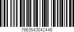 Código de barras (EAN, GTIN, SKU, ISBN): '7863543042448'