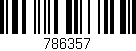 Código de barras (EAN, GTIN, SKU, ISBN): '786357'