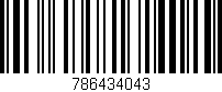 Código de barras (EAN, GTIN, SKU, ISBN): '786434043'
