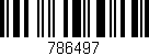 Código de barras (EAN, GTIN, SKU, ISBN): '786497'