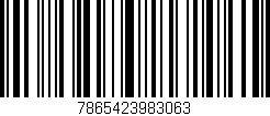 Código de barras (EAN, GTIN, SKU, ISBN): '7865423983063'