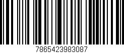 Código de barras (EAN, GTIN, SKU, ISBN): '7865423983087'